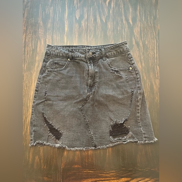 Wild Fable Black Denim Skirt - Picture 1 of 3